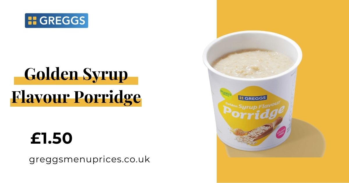 Golden Syrup Flavour Porridge