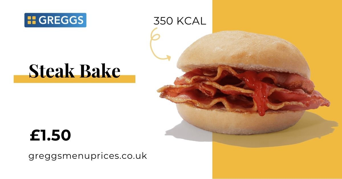 Greggs Steak Bake Price and Calories