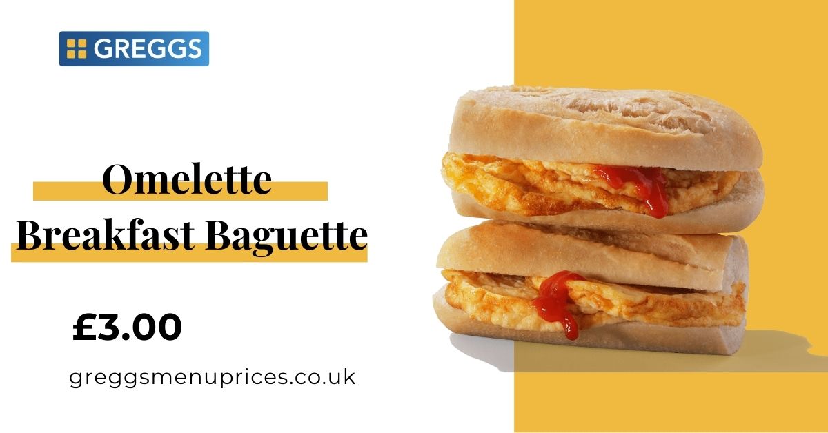 Omelette Breakfast Baguette
