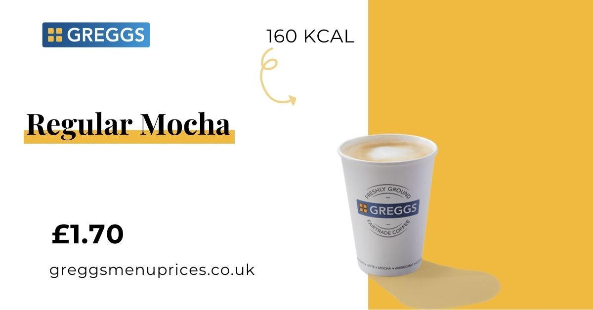 Greggs Regular Mocha Price and Calories